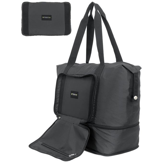 Tas Travel Lipat - Folding Bag Travel Time 376 - Black