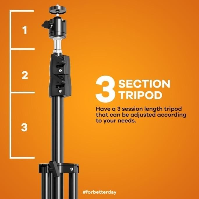 Tripod Jete H7 For Universal 1,7M I Tripod Kamera 1,7M- Original