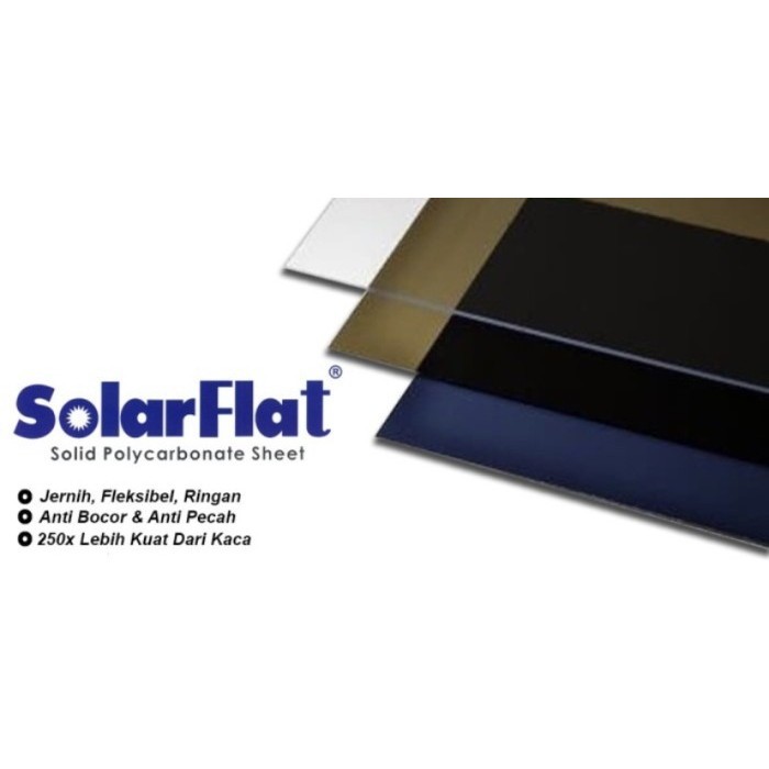 SOLARFLAT 1.2 MM SOLARTUFF POLYCARBONATE