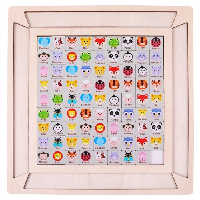 Mainan Edukasi Anak Puzzle Kognitif / Logic Game Board