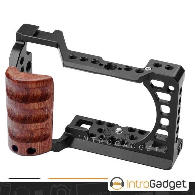 Cage Rig Sony A6000 A6300 A6400 A6500 Wooden Smallrig Uurig Andoer