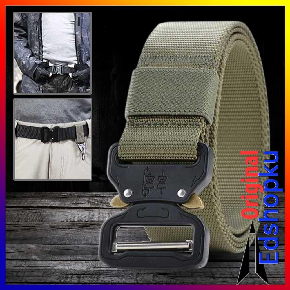 Ikat Pinggang Sabuk Canvas Army Military Tactical 125 cm