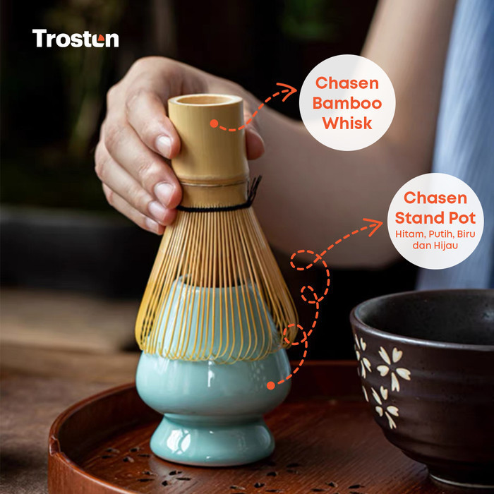 Matcha Chasen Stand Pot - Standing Untuk Matcha Chasen Whisk