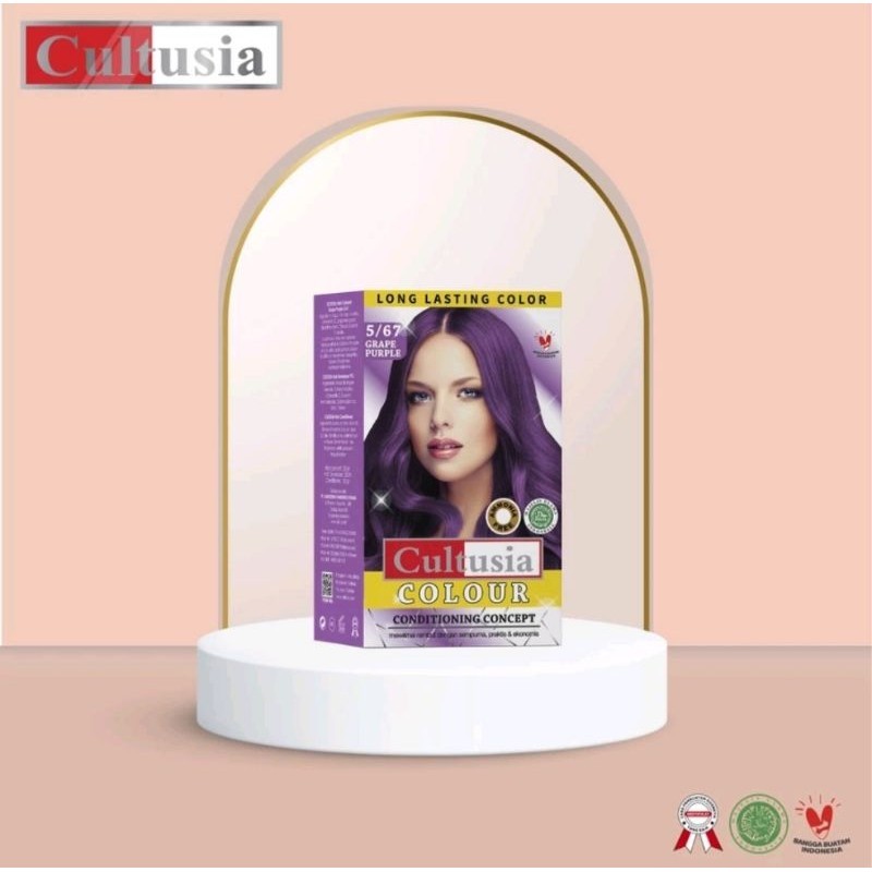 semir rambut ungu 5.67 cultusia