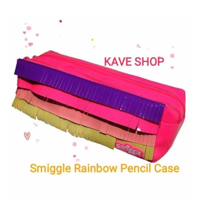 

Smiggle ORIGINAL Rainbow Pencil Case Soft Box