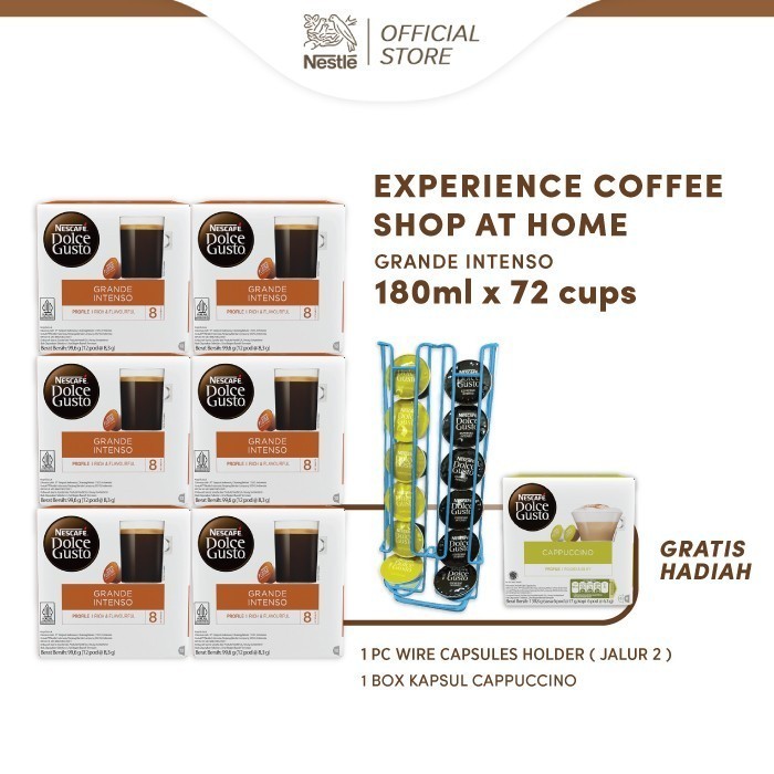 

Capsule Ndg Nescafe Dolce Gusto Grande Intenso 6 (72 Kapsul)