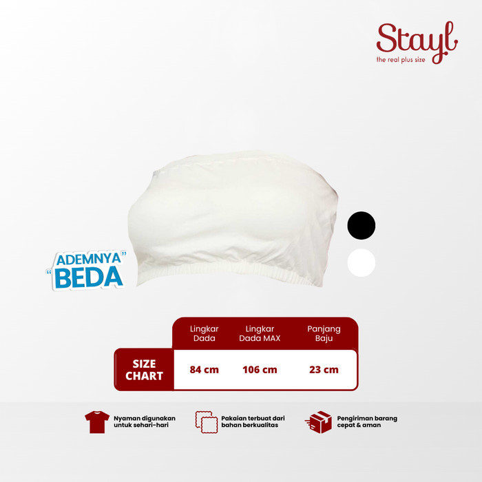 Stayl Kemben Wanita Bra Tanpa Tali Busa Tebal Bh Inner Cup Full Karet