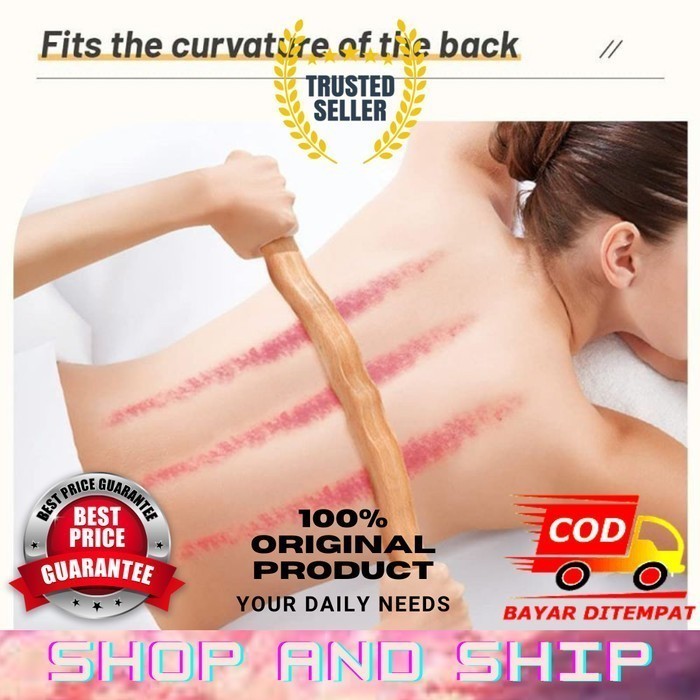 Tongkat Pijat Guasha Japan Original Sas