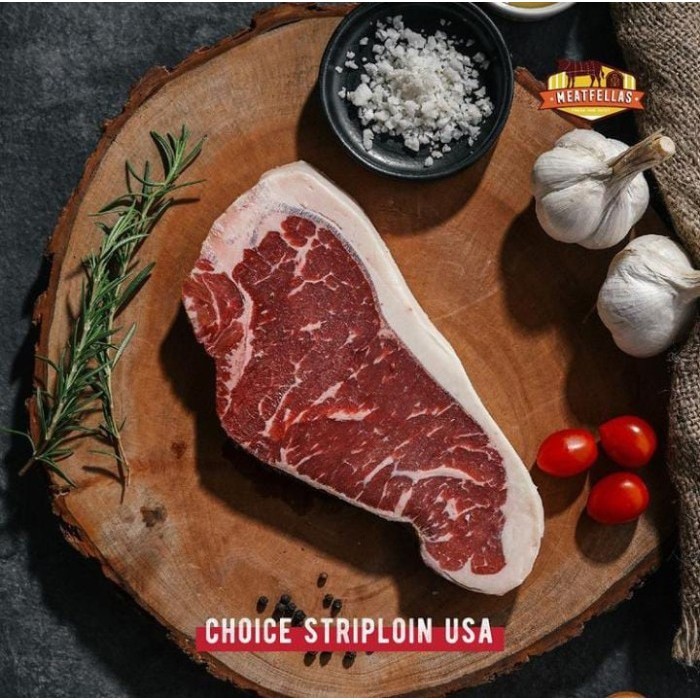 

Ayala - Striploin Steak Sirloin Choice Usa Daging Sapi Premium Beef