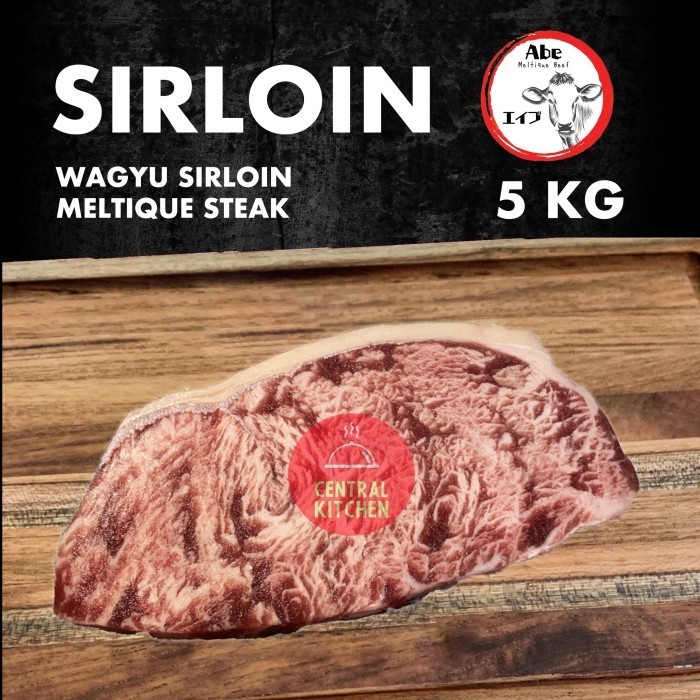 

Ayala - Daging Sapi Wagyu Sirloin Meltik Striploin Meltique Beef Steak 5Kg