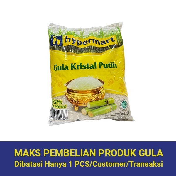 

HPM GULA KRISTAL PUTIH 1 KG FS - KUNING