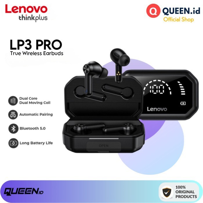 Lenovo Thinkplus Lp3 Pro Tws Bluetooth Headset Hifi Sound True Wireles