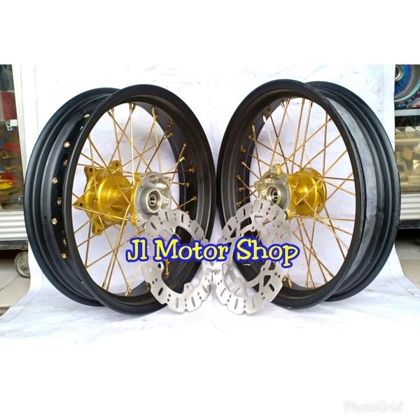 Paket Velg Supermoto Super Moto Crf 150 - Wheelset Supermoto Supermoto Crf 150