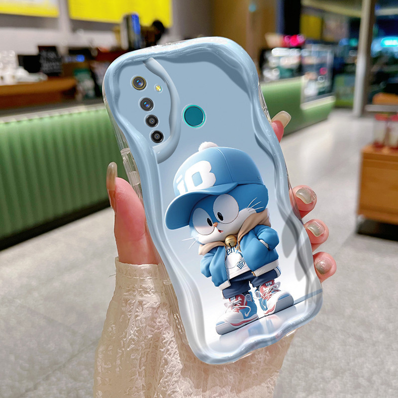Casing Hp Realme 5 Pro Realme Q Case sarung HP kartun Casing Doraemon silikon Kesing Anti drop lembu