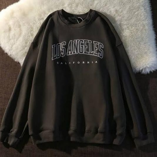 SWEATER OVERSIZE CREWNECK LOS ANGELES STREETWEAR SWEATSHIRT davidtiibrownmii