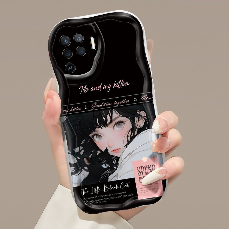 Casing Hp OPPO A94 F19 Pro Reno 5F Reno 5 Lite Reno5 F Reno5 Lite Case hp pola Anime Casing ponsel K
