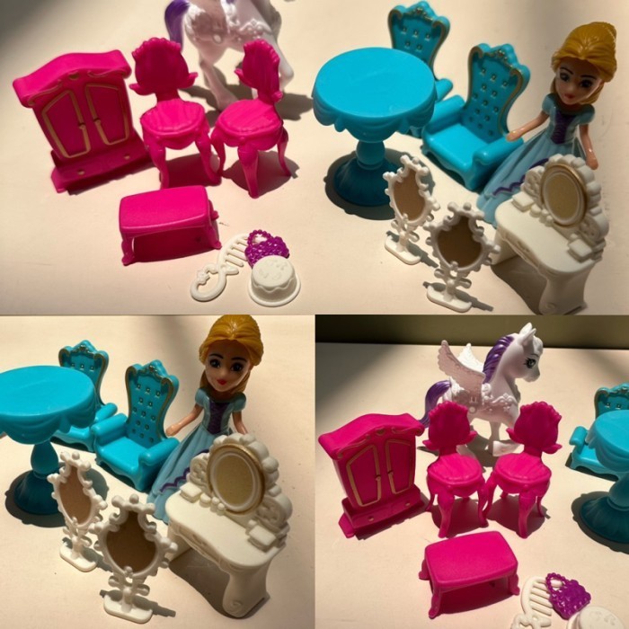 

Frozen Castle Doll Pretend Plays Mainan Istana Boneka Anak