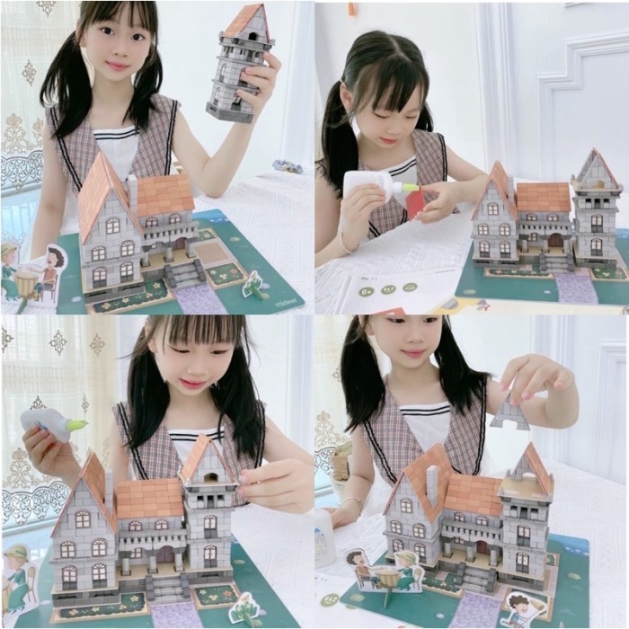 

Mideer Master Builder Steam Diy Building Mainan Memun Rumah