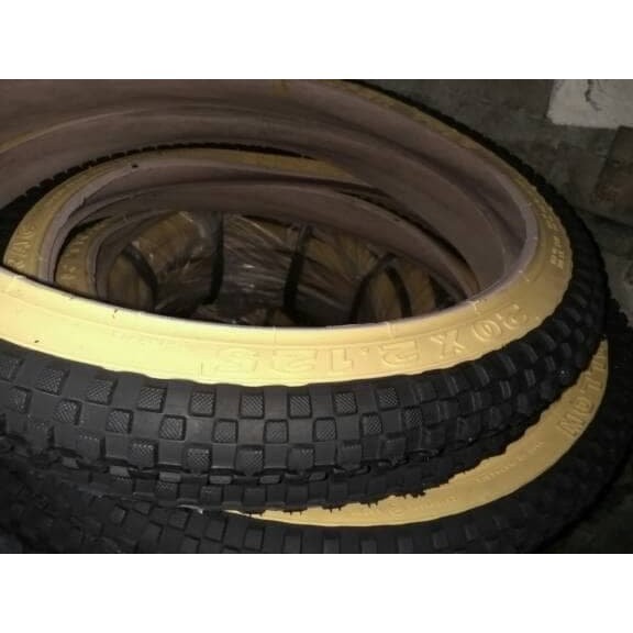 Jual 20 X 2.125 Ban Luar Sepeda Swallow Bmx 2125 Warna Hitam Kuning Besar