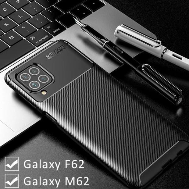 Samsung Galaxy M62 Soft Casing Focus Carbon Original