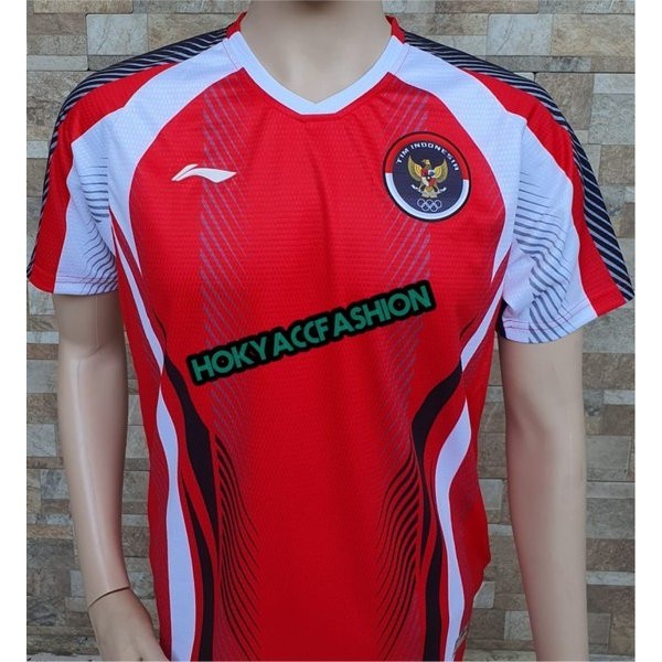 Kaos Baju Badminton lining olmpiade tokyo 2020 Original