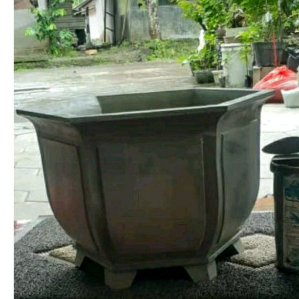 cetakan pot Segi 6