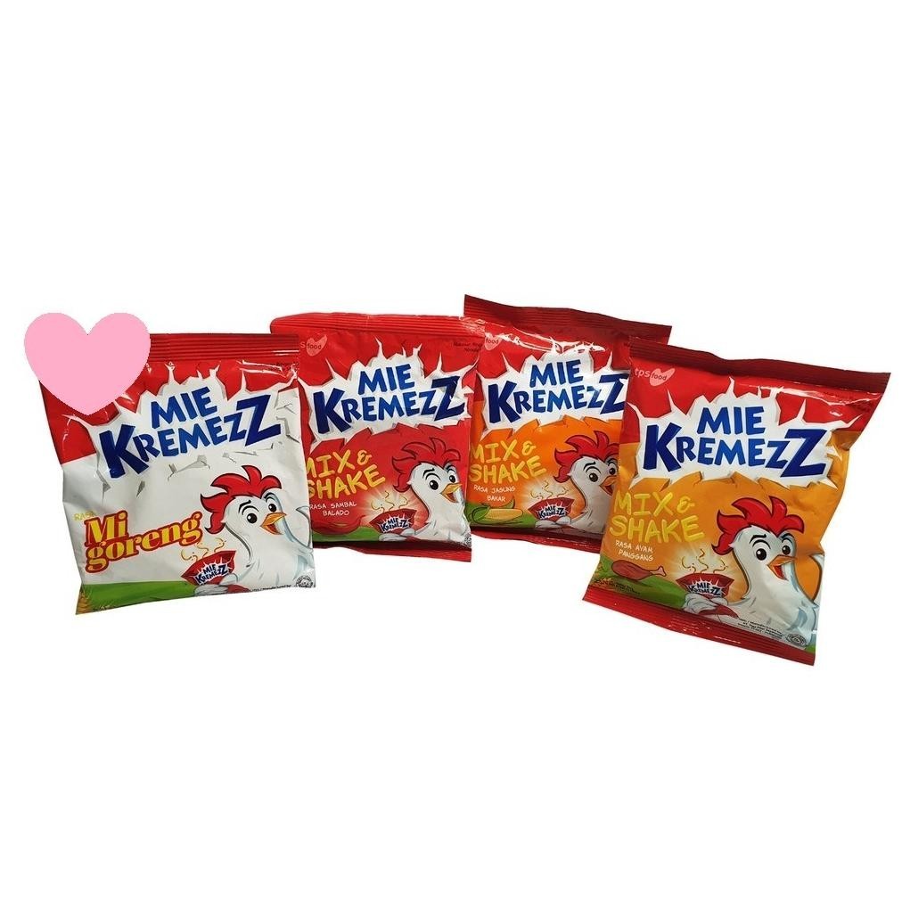 

MIE KREMEZZ MIX SHAKE 16gr KEJU MANIS SAMBAL BALADO KREMEZ JAGUNG BAKAR AYAM PANGGANG MI KREMES GORENG SHOR KOCOK CEMILAN ANAK GROSIR MURAH MAKANAN RINGAN 16 gram MAKANAN RINGAN SNACK KREMEZ REMES REMAS