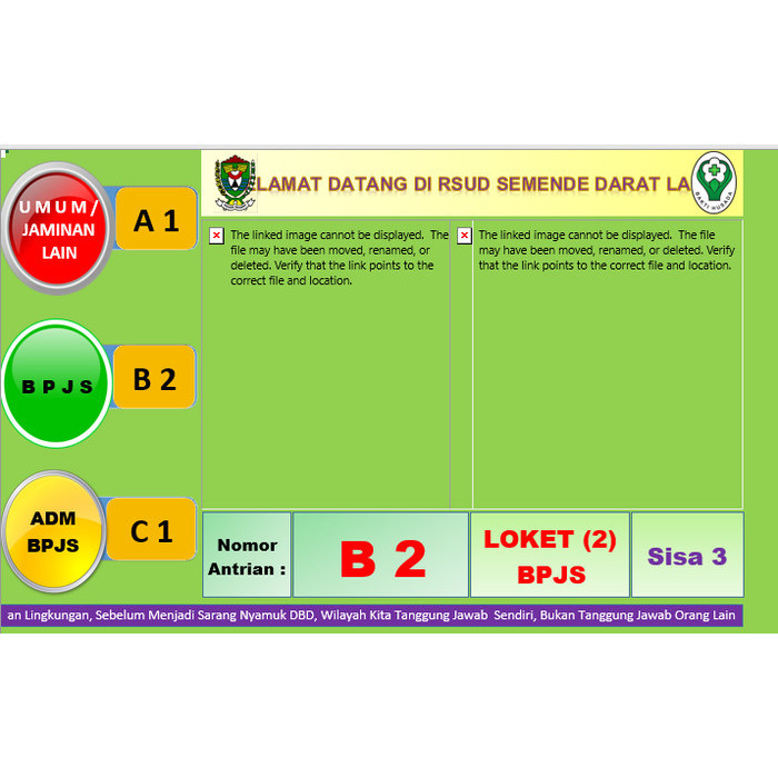Software antrian excel