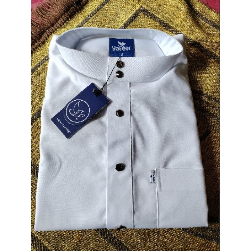 BAJU KOKO HITAM PUTIH