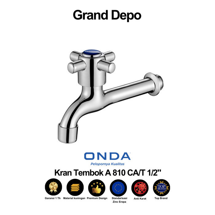 Onda Kran Tembok A 810 CA/T  1/2" / Kran Air Tembok Onda