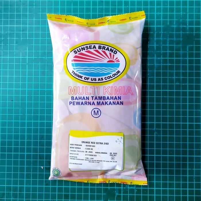 

Pewarna Makanan-Numan Orange Red 2103 Food Grade Merk Lautan Luas