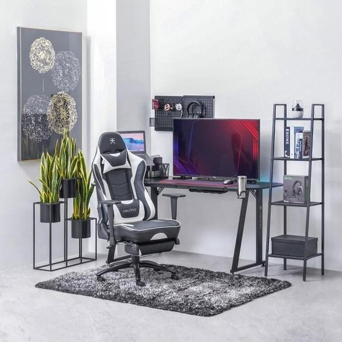 Ready Stok Informa - Informa Amatsu Kaze Meja Gaming - Hitam Woulana