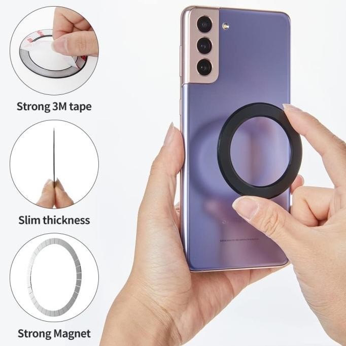 Terbaru Mcdodo Magnet Ring Plate Magnetic Holder Ring Magsafe Wireless