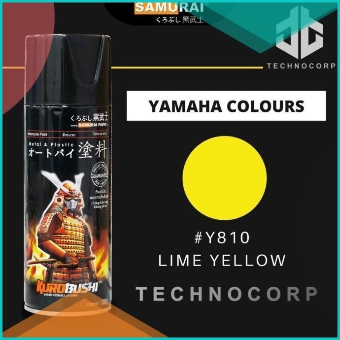 Cat Semprot SAMURAI PAINT Y810 LIME YELLOW / YAMAHA AEROX KUNING 19F3B