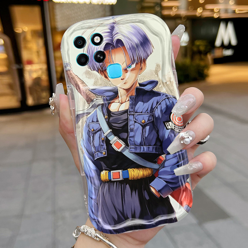 Casing Hp Infinix Smart 6 Case HP pola Batang Bola Naga Z Softcase baru Casing lunak ganda pelindung