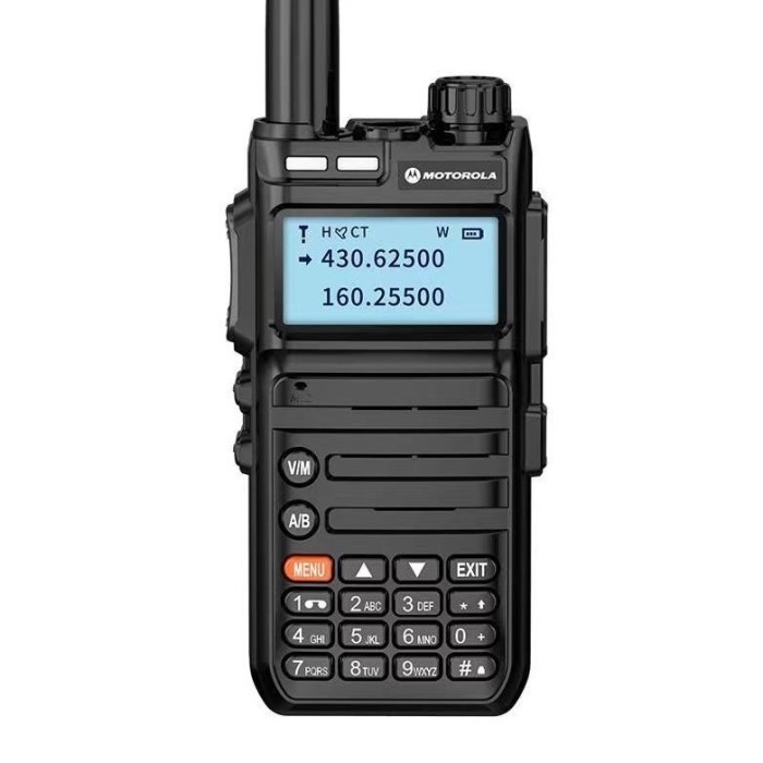 HT MOTOROLA X9 WALKIE TALKIE RADIO ANTI-AIR JARAK JAUH 50KM 25W TRANSC