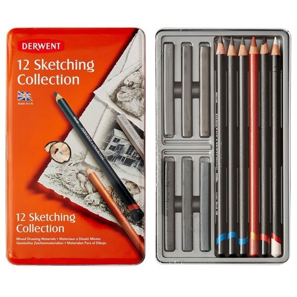 

Derwent Sketching Collection Tin 12