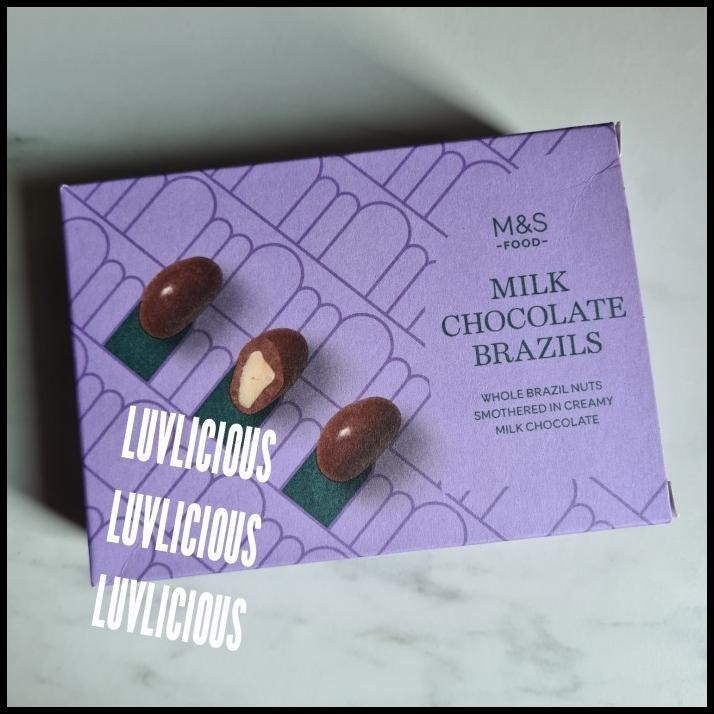 

M&S Marks & And Spencer Creamy Milk Chocolate Brazils Coklat Cokelat