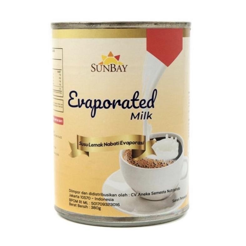

PROMO Sunbay Susu Evaporasi 380gr / Sunbay Evaporated Milk 380gr