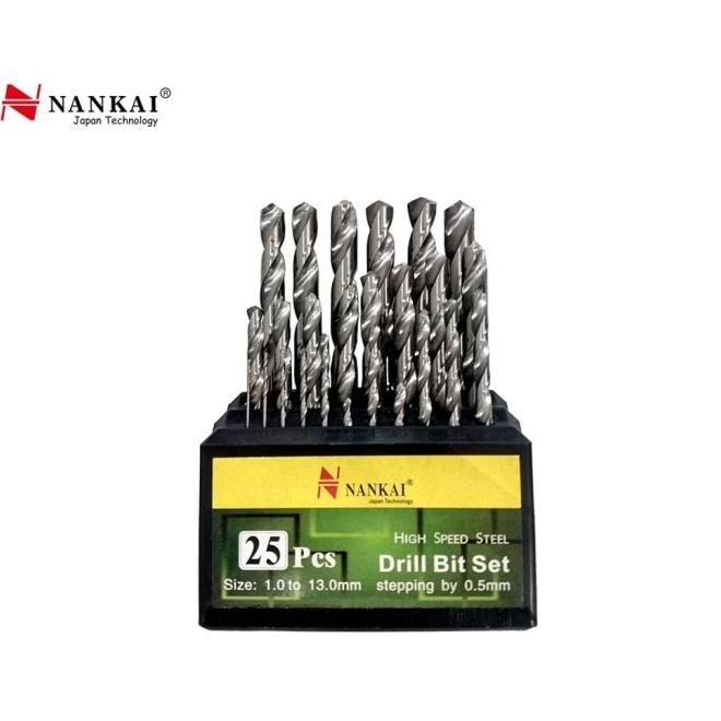 Mata Bor Besi Hss Set 25 Pcs Nankai