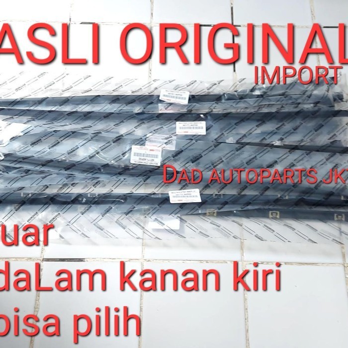 KARET PELIPIT KACA LUAR DALAM KIJANG SUPER 5K 7K GRAND ORIGINAL IMPORT