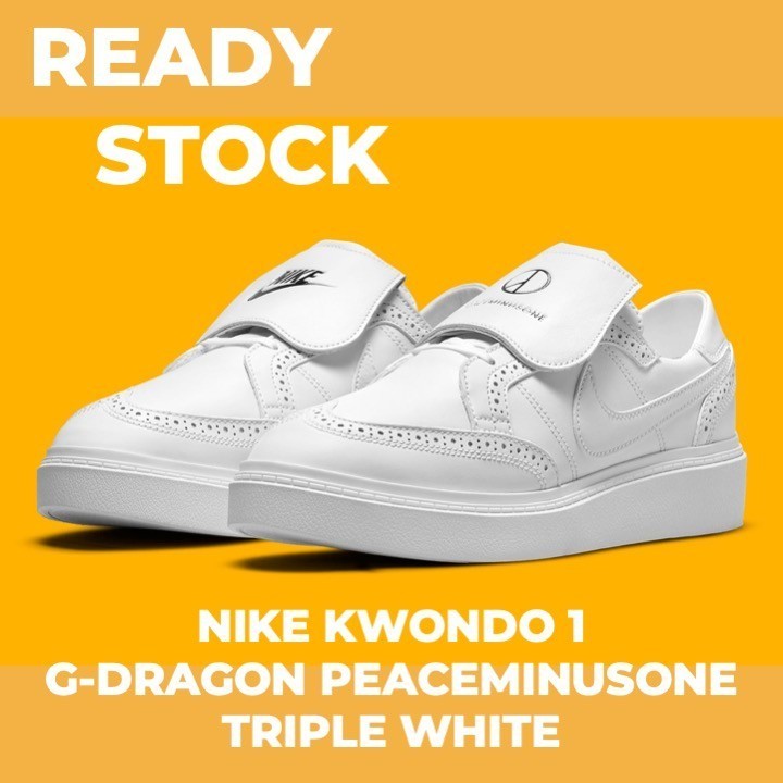 Nike Kwondo 1 G-Dragon Peaceminusone Triple White