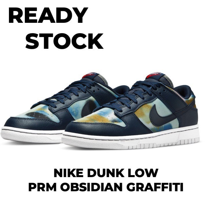 Nike Dunk Low PRM Obsidian Graffiti