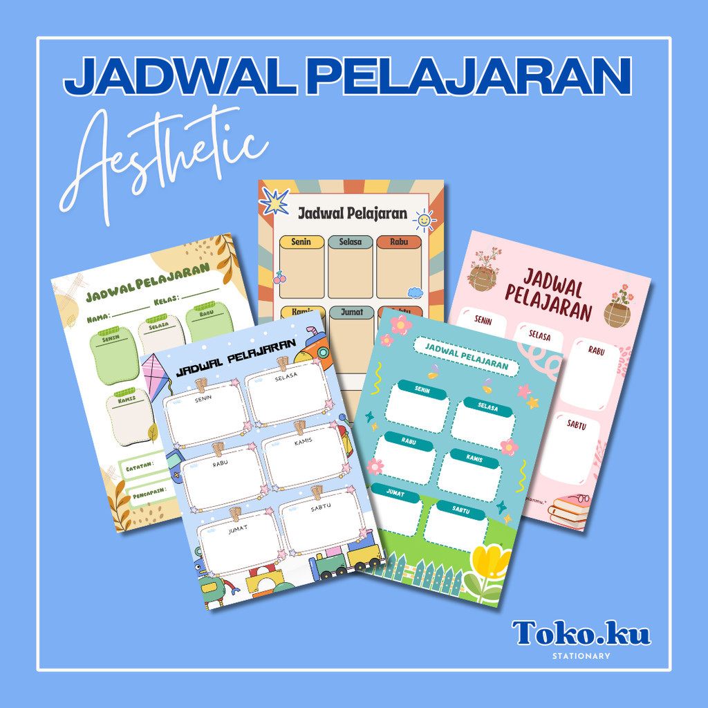 

JADWAL PELAJARAN MINI POSTER TOKO.KU [ PART 2 ]