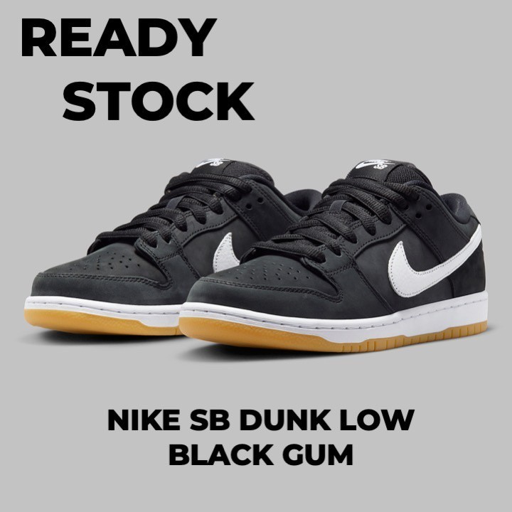 Nike SB Dunk Low Black Gum