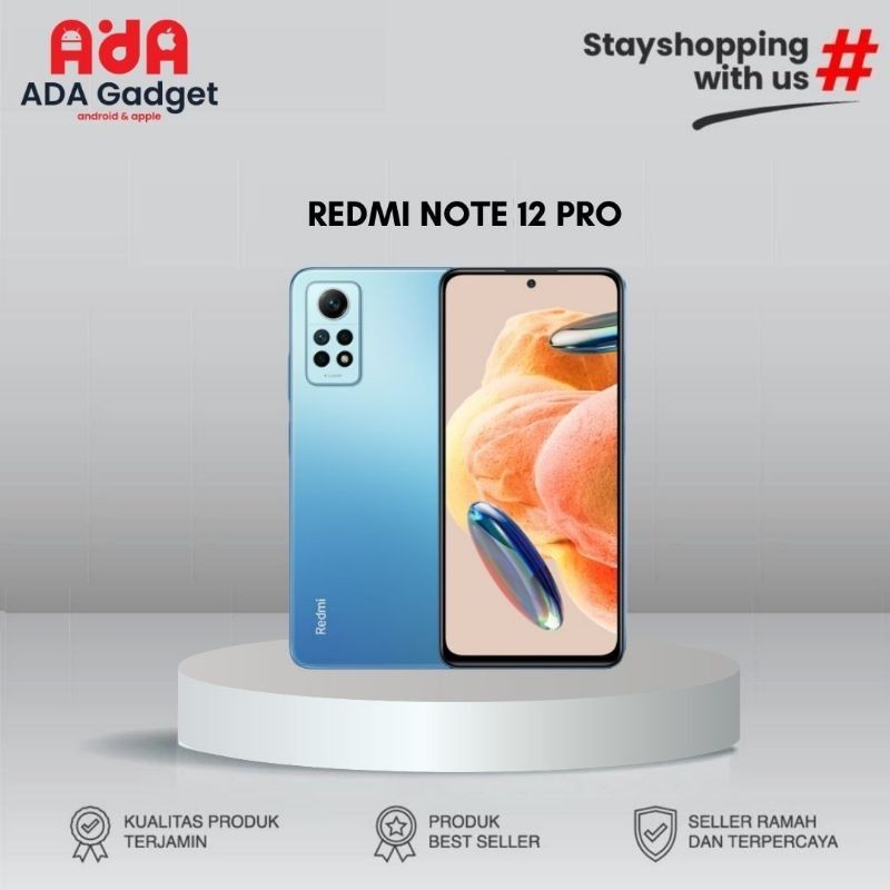 REDMI NOTE 12 PRO GARANSI RESMI 1 THN ADA GADGET