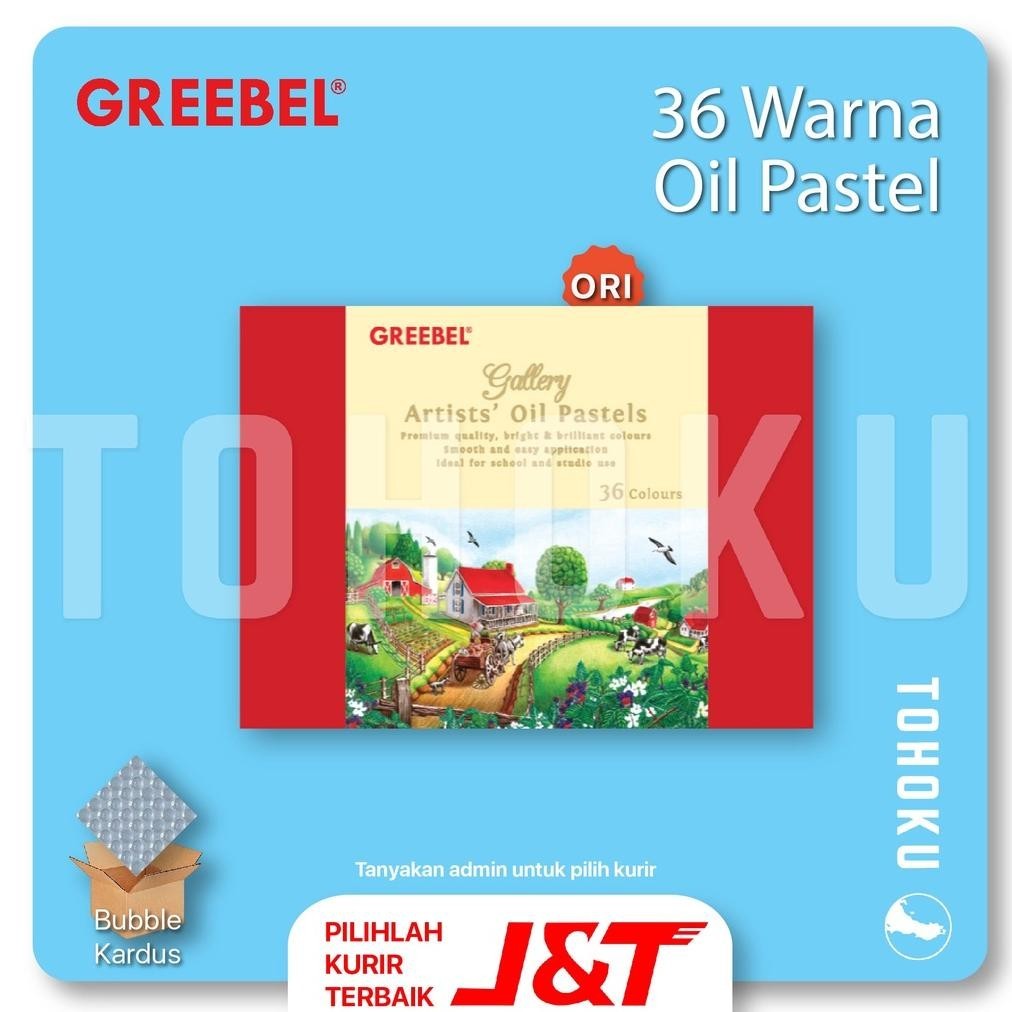 

[Pack Aman] Greebel Artist Oil Pastel - 12-24-36-48-72 Best Seller