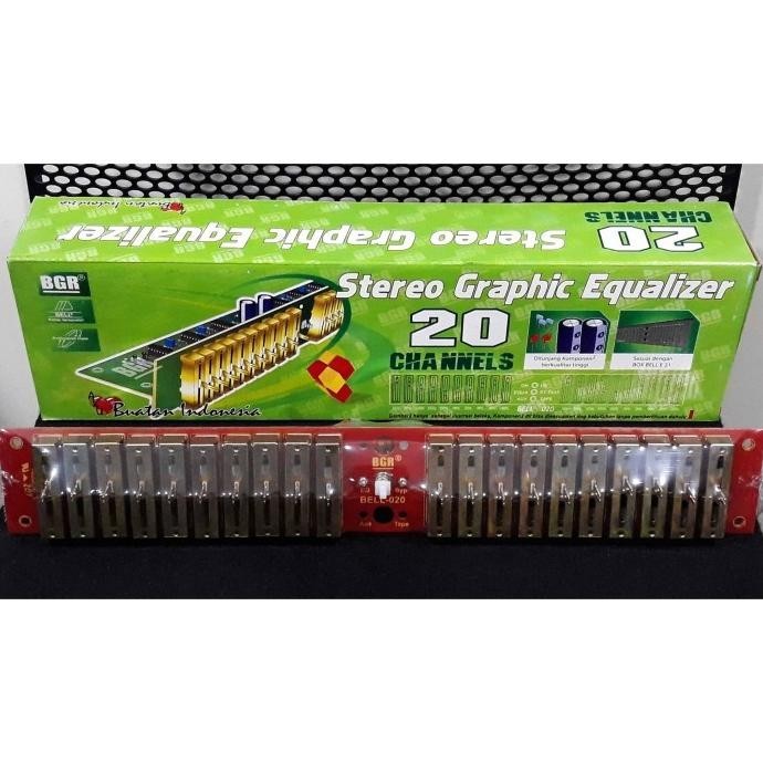 Kit Equalizer 20 Channel Stereo Graphic Equalizer