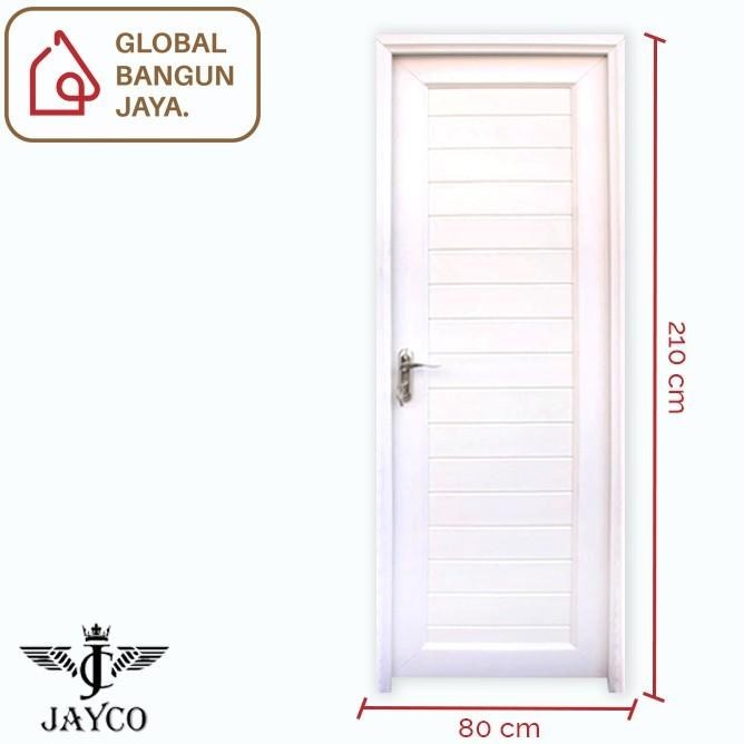 Pintu Upvc 210 X 80 Jayco + Kusen + Handle Pintu / Pintu Rumah Kantor Viral!