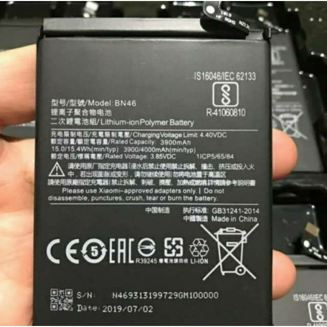 Baterai Original 100% Xiaomi Poco M3 / Redmi 9T Bn62 Batre Ori Hp